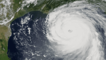 hurricane as seen from satellite