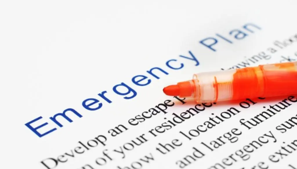 emergency plan statement
