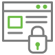 secure documents icon green